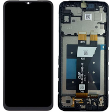 LCD ekran (displej) - Samsung A146/Galaxy A14 5G + touchscreen + okvir crni Service Pack ORG/GH81-23640A.