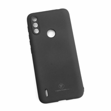 Teracell GIULIETTA silikonska futrola - Motorola Moto E7 Power mat crna.