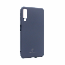 Teracell GIULIETTA silikonska futrola - Samsung A750FN Galaxy A7 2018 mat tamno plava.
