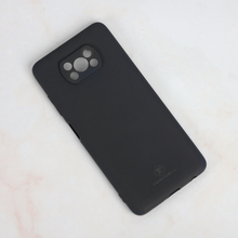 Teracell GIULIETTA silikonska futrola - Xiaomi Poco X3 NFC/Poco X3 Pro mat crna.