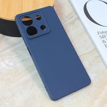 Teracell GIULIETTA silikonska futrola - Xiaomi Redmi Note 13 5G (EU) mat tamno plava.