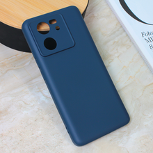 Teracell GIULIETTA silikonska futrola - Xiaomi 13T/13T Pro mat tamno plava.