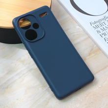 Teracell GIULIETTA silikonska futrola - Xiaomi Redmi Note 13 Pro 4G Plus mat tamno plava.