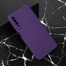 Teracell GIULIETTA silikonska futrola - Samsung A750FN Galaxy A7 2018 mat tamno ljubicasta.