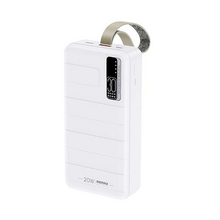 Back Up baterija (univerzalna) prenosiva baterija REMAX Noah Series RPP-506 PD QC 20W 22.5W 30000mAh bela.