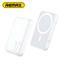 Back Up baterija (univerzalna) prenosiva baterija Magsafe REMAX Usion Series RPP-65 PD 20W + QC 15W Fast Charging 10000mAh beli.