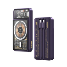 Back Up baterija (univerzalna) prenosiva baterija REMAX Phantom Series RPP-580 PD 20W+QC 22.5W 10000mAh ljubicasti.
