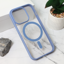 Zastitna futrola Magsafe okvir Color - iPhone 15 Pro 6.1 plava.