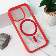 Zastitna futrola Magsafe okvir Color - iPhone 15 Pro 6.1 crvena.