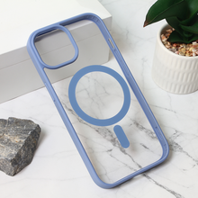 Zastitna futrola Magsafe okvir Color - iPhone 15 6.1 plava.