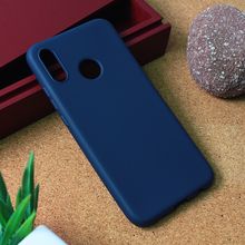 Teracell GIULIETTA silikonska futrola - Huawei P20 Lite mat tamno plava.