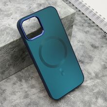 Zastitna futrola COLOR METAL MagSafe - iPhone 12 zelena (MS).