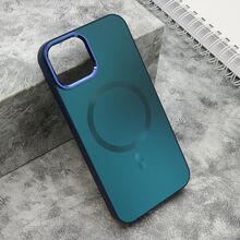 Zastitna futrola COLOR METAL MagSafe - iPhone 14 (6.1) zelena (MS).