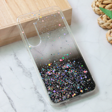 Zastitna silikonska futrola Glitter - Samsung S911B Galaxy S23 crna.