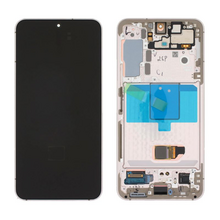 LCD ekran (displej) - Samsung S901B/Galaxy S22 5G + touchscreen + okvir Violet Service Pack ORG/GH82-27520F.