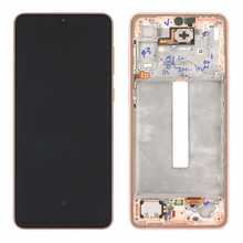 LCD ekran (displej) - Samsung A336/Galaxy A33 5G + touchscreen + okvir Awesome Pech/Gold Service Pack ORG/GH82-28143D.