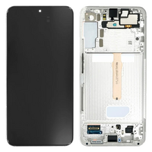 LCD ekran (displej) - Samsung S906/Galaxy S22 Plus 5G + touchscreen + okvir beli Service Pack ORG/GH82-27500B.