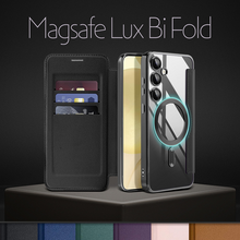 Zastitna futrola Magsafe Lux bi fold (na preklop) - Samsung A366 Galaxy A36 5G roze.