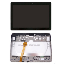 LCD ekran (displej) - Samsung P5100/Galaxy Tab 2 10.1+touch screen crni+frame Service Pack ORG/GH97-13538B.