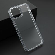 Zastitna futrola COLOR Okvir za iPhone 14 (6.1) srebrna (providna) (MS).