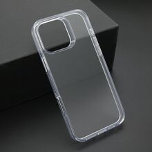 Zastitna futrola COLOR Okvir za iPhone 16 Pro Max (6.9) srebrna (providna) (MS).