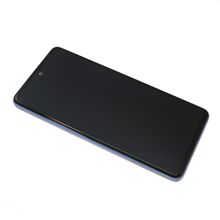 LCD ekran (displej) - Samsung A525/A526 (A52 4G/5G 2021) + Touch screen +frame Full ORG Blue (GH82-25524B/25526B) (MS).