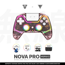 Joypad wireless Fantech WGP14V2 NOVA PRO multiplatform RGB providna sakura.