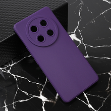 Teracell GIULIETTA silikonska futrola - Huawei Honor Magic 7 lite mat tamno ljubicasta.