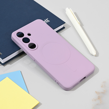 Teracell GIULIETTA silikonska futrola Magsafe - Samsung S931 Galaxy S25 ljubicasta.
