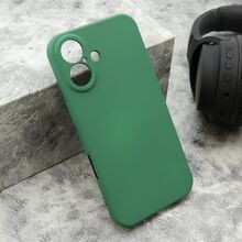 Zastitna futrola VELVET TOUCH - iPhone 16 (6.1) tamno zelena (MS).