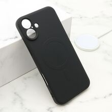 Zastitna futrola VELVET TOUCH MagSafe - iPhone 16 Plus (6.7) crna (MS).