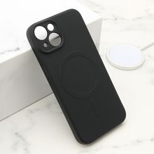 Zastitna futrola VELVET TOUCH MagSafe - iPhone 14 (6.1) crna (MS).