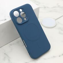 Zastitna futrola VELVET TOUCH MagSafe - iPhone 16 Pro (6.3) plava (MS).