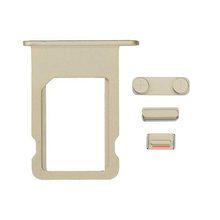 Drzac SIM kartice+set bocnih dugmica - Iphone 5S ZLATNI(volume+on/off+silent).