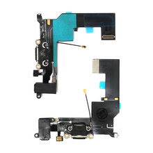 Flet kabl - iPhone SE sa konektorom punjenja CRNI+handsfree+mikrofon SMRW OEM.