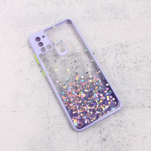 Zastitna futrola okvir Glitter - Samsung A217F Galaxy A21s ljubicasta.