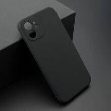 KOLOR silikonska futrola skin (ultra tanka) - iPhone 12/12 Pro (6.1) crna (MS).