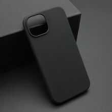 KOLOR silikonska futrola skin (ultra tanka) - iPhone 15 crna (MS).
