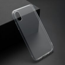 PROTECT silikonska futrola skin (ultra tanka) - Iphone XS providna (bela) (MS).