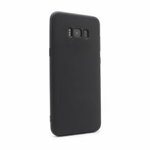 Teracell silikonska futrola skin (ultra tanka) - Samsung G955 S8 Plus mat crna.
