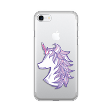 PRINT silikonska futrola skin (ultra tanka) - iPhone 7/8/SE (2020)/SE (2022) Purple Unicorn.