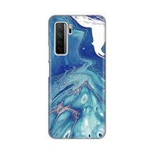 PRINT silikonska futrola - Huawei P40 Lite Blue Marble.