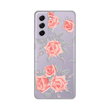PRINT silikonska futrola skin (ultra tanka) - Samsung G990 Galaxy S21 FE Elegant Roses.