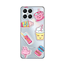 PRINT silikonska futrola skin (ultra tanka) - Huawei Honor X8 Ice cream.