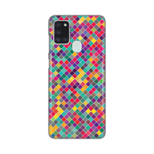 PRINT silikonska futrola skin (ultra tanka) - Samsung A217F Galaxy A21s Colorful cubes.