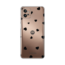 PRINT silikonska futrola skin (ultra tanka) - Motorola Moto G32 Hearts.