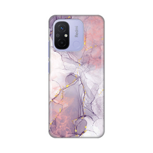PRINT silikonska futrola - Xiaomi Redmi 12C Pink Marble.