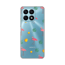 PRINT silikonska futrola skin (ultra tanka) - Huawei Honor X8a Flamingos.