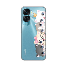 PRINT silikonska futrola skin (ultra tanka) - Huawei Honor 90 Lite Cats.