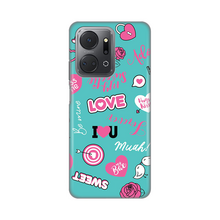 PRINT silikonska futrola - Huawei Honor X7a Love.